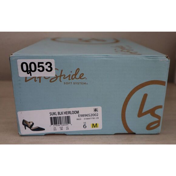 LifeStride Women's Sz 6M Black Heirloom Suki Pointed Toe Stiletto Pumps - Picture 10 of 11